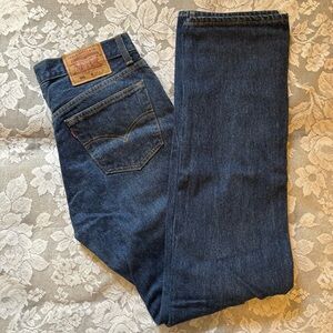 Levi's Men's Dark Blue Straight Jeans